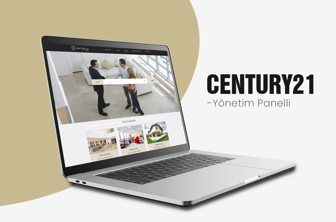 Century21 Yönetim Panelli Web Site Çalışması