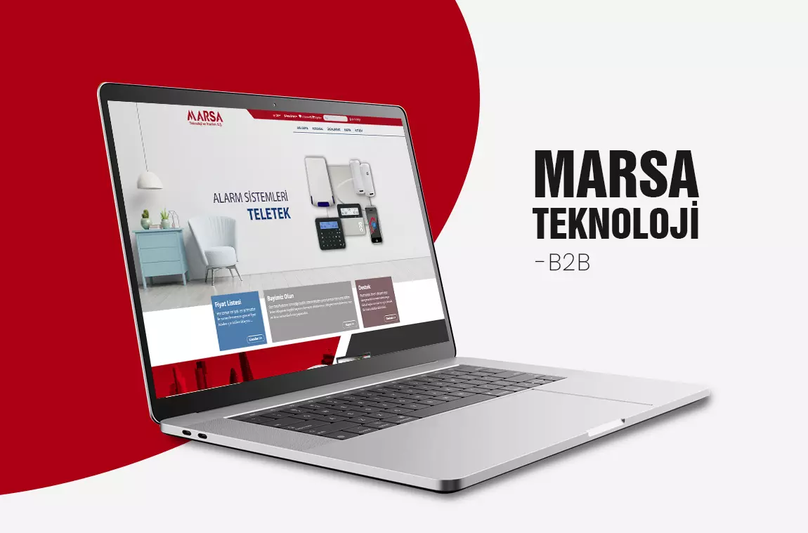 Marsa Teknoloji B2B Web Site Çalışması